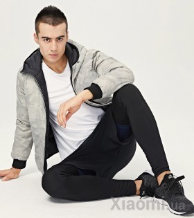 Двусторонняя куртка Xiaomi Uleemark double-sided wear men's down jacket White-Black XXL